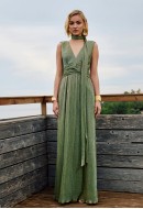 Φόρεμα maxi πλισέ Φόρεμα maxi πλισέ