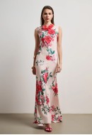 Φόρεμα maxi, floral σε σατέν Φόρεμα maxi, floral σε σατέν
