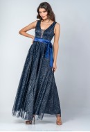 Φόρεμα maxi, τούλινο με glitter Φόρεμα maxi, τούλινο με glitter