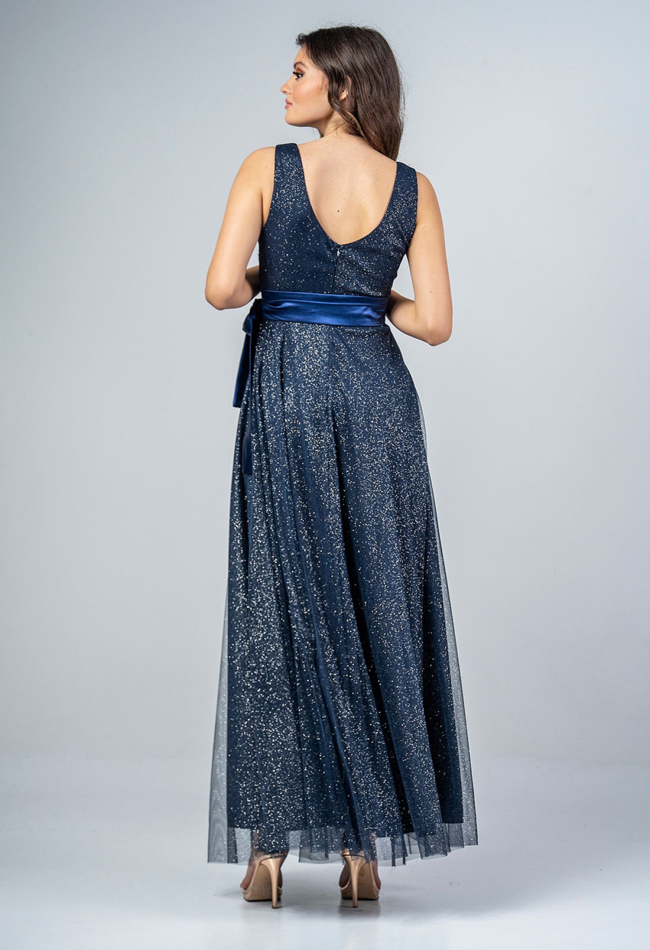 Φόρεμα maxi, τούλινο με glitter Φόρεμα maxi, τούλινο με glitter