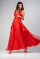 Φόρεμα maxi, τούλινο με glitter Φόρεμα maxi, τούλινο με glitter
