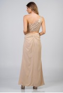 Φόρεμα maxi,με παγιέτα στο μπούστο και σχέδιο cut-out Φόρεμα maxi,με παγιέτα στο μπούστο και σχέδιο cut-out