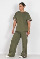 Σετ φόρμα βαμβακερή με παντελόνι και t-shirt