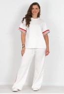 Σετ φόρμα βαμβακερή με παντελόνι και t-shirt