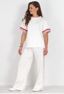 Σετ φόρμα βαμβακερή με παντελόνι και t-shirt
