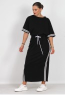 Σετ φούστα βαμβακερή με oversized t-shirt