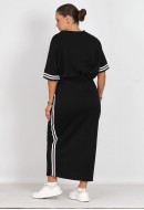 Σετ φούστα βαμβακερή με oversized t-shirt