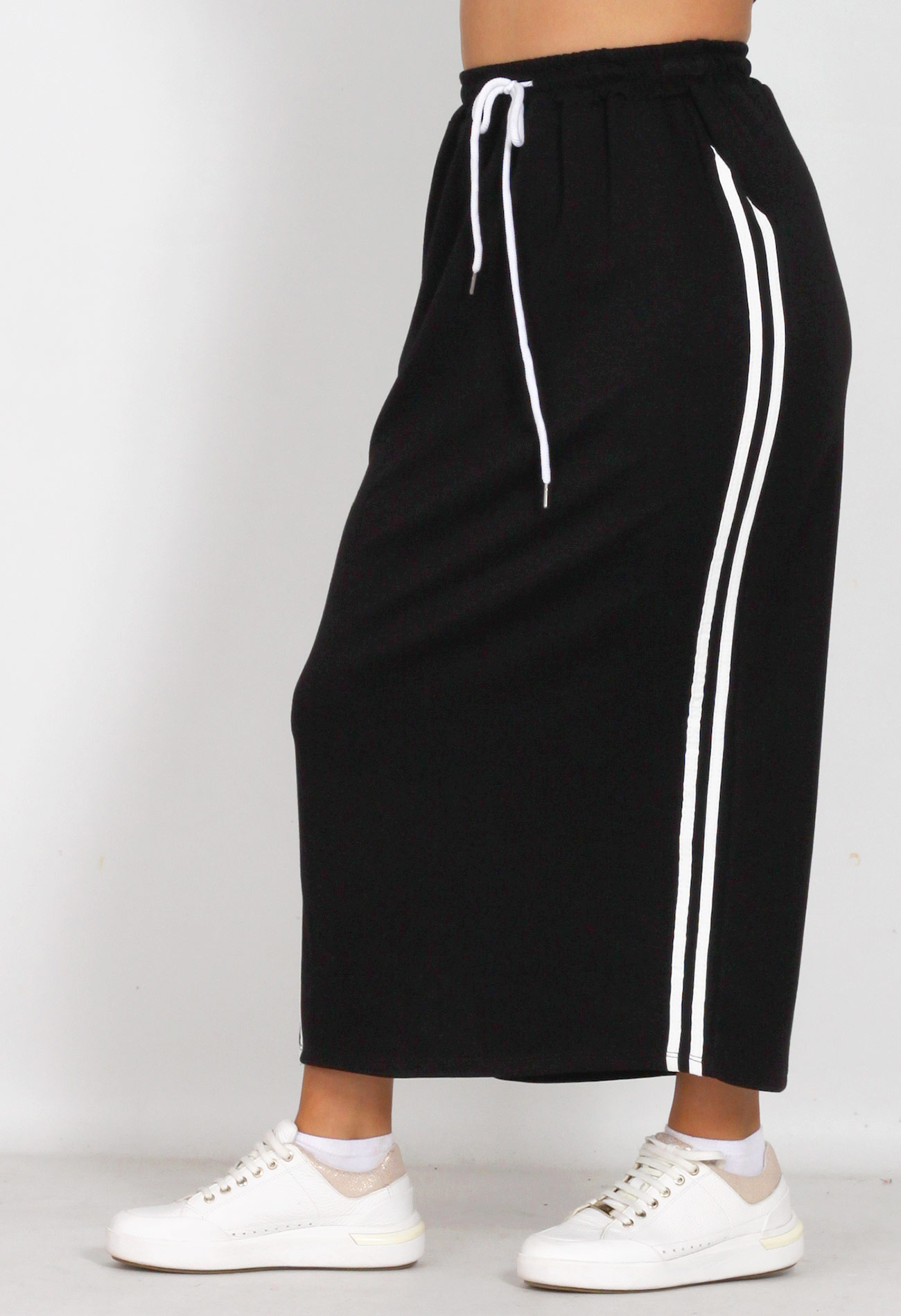 Σετ φούστα βαμβακερή με oversized t-shirt