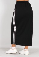 Σετ φούστα βαμβακερή με oversized t-shirt
