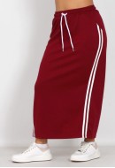 Σετ φούστα βαμβακερή με oversized t-shirt