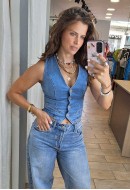 Γιλέκο jean  Γιλέκο jean