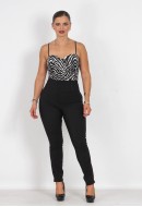 Μπλούζα crop top με λεπτές τιράντες