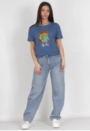 Παντελόνι jean mom fit