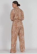 Σετ πουκαμίσα με παντελόνι με animal print