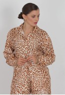 Σετ πουκαμίσα με παντελόνι με animal print
